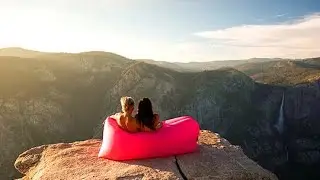 OUTDOOR AIR SOFA HANGOUT LOUNGER BEACH AIR BED @shopatronics