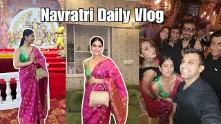 Celebrating Ashtami and Navami | Durga pooja | Navratri Daily Vlog | KRISHNA MUKHERJEE