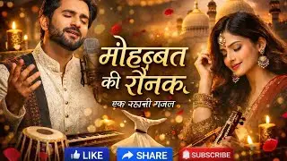 मोहब्बत की रौनक़ | एक रूहानी ग़ज़ल | Romantic Sufi Ghazal 2026