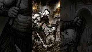 Blood on the iron | Jomsborg burns - A Skald Short #vikings #berserker #nordic #motivation #charcoal
