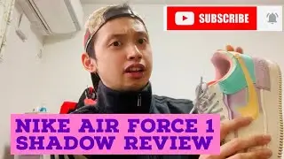 Nike Air Force 1 Shadow Women Pale Ivory/Celestial Gold Review