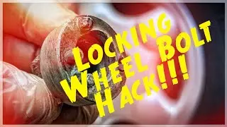 How to remove locking wheel bolts without a key, Its easier than you think!