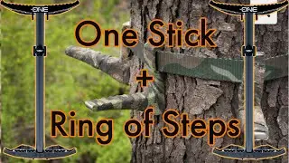 Tethrd One Stick and Ring of Steps...Light, Compact and Comfortable!