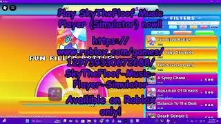 Play SkyTheFloof Music Player Simulator now!!