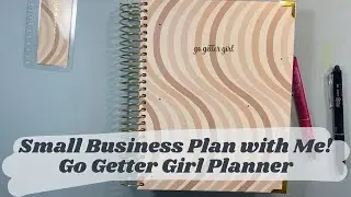 Small Business Plan with Me for  March || Go Getter Girl Planner || Etsy & YouTube Schedule