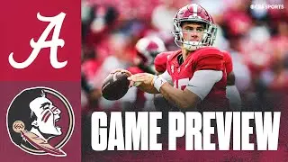 College Football Week 1: No. 8 Alabama at Florida State Preview | Can Seminoles Shock the Tide?