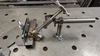 Schraubzwinge selbst gebaut für 4,50 Euro