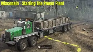 Black Badger Lake - Starting The Power Plant - SnowRunner Play Through Part 489