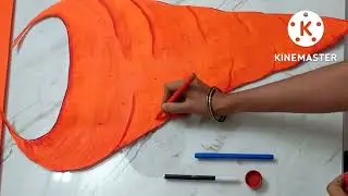How to make Carrot for fancy dress|for kids|DIY|ಫ್ಯಾನ್ಸಿ ಡ್ರೆಸ್ಸಿಗೆ ಕ್ಯಾರೆಟ್ ಮಾಡುವ ವಿಧಾನ|