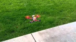 Testing c210 Quadcopter Cleanflight 1.12.1 Luxfloat PID default ACRO and ANGLE modes