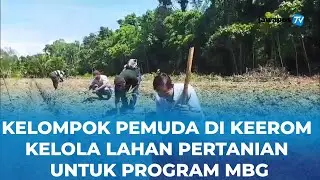 Sukseskan MBG, Pemuda Papua Garap Lahan Pertanian