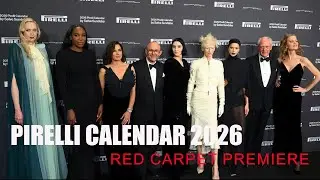 PIRELLI CALENDAR 2026 Red Carpet Premiere - 4K