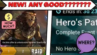 New Amzaing Pack Offers & New Hero's Path!!!  Raid: Shadow Legends