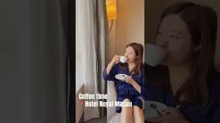 【#travel】Morning chill at #hotel #coffee #coffeeholic #macau #macao #foodie #food #lifestyle #girl