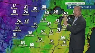 Monday Afternoon Forecast November 9, 2020