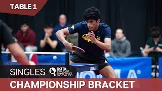 College Nationals 2025 | Day 3 | Table 1 | Singles Competition - R64 to Quarterfinals