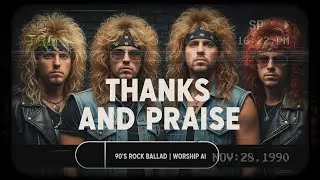 THANKS AND PRAISE - 90&rsquo;s Rock Ballad (Worship AI)