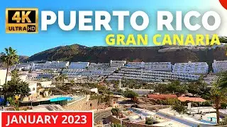 PUERTO RICO Gran Canaria January 2023 🔴 Shopping Center to Servatur Montebello Apartments