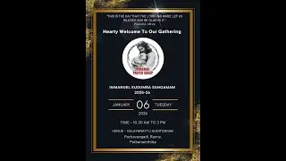 IMMANUEL KUDUMBA SANGAMAM : Live Telecast - 6th January 2026