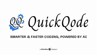 Introducing QuickQode: Your AI-Powered Developer Productivity Accelerator!