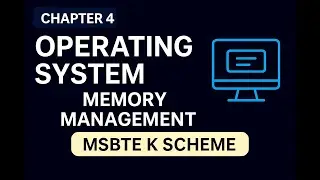 OPREATING SYSTEM | Chap No 4&ndash;Basic Memory Management Part1| MSBTE K SCHEME 3RD YEAR 5TH SEM