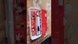 my new double side pencil box