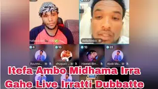 Itefa Ambo Midhama Irra Gahe Live Irratti Dubbatte