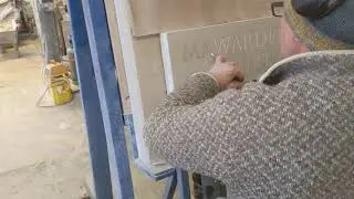 Letter Cutting 'Mawarden House': time lapse video