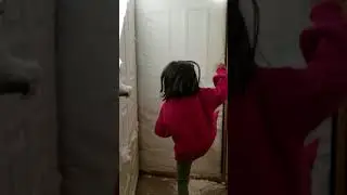 Little Girl in Fargo Shocked to Discover Doorway Completely Blocked by Snow