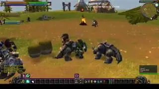 Playing Tauren Druid #2. Bloodhoof Village.