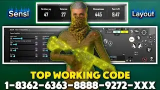 4 Finger Control Claw PUBG Mobile | PUBG BGMI Best Zero Recoil Sensitivity New Update | Settings 4.1