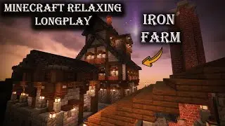 Medieval Iron Farm + Blacksmith & Storage | Minecraft Relaxing Longplay Ep. 8 (No Commentary)