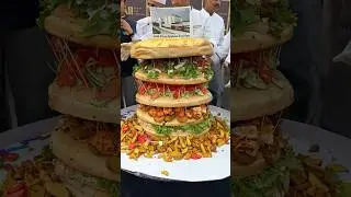 World's Biggest 100kg Burger 😱🔥#shorts #burger #ashortaday