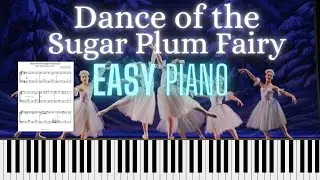 Dance of the Sugar Plum Fairy - Tchaikovsky - Easy Piano - Sheet Music download