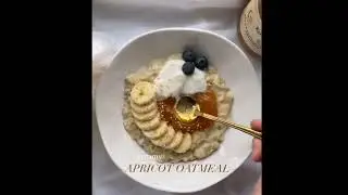 apricot oatmeal with.honey bee easy cooking