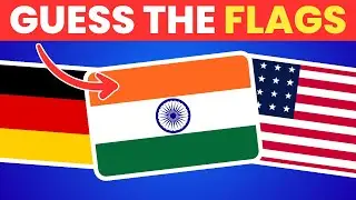 Guess All Flags of The World 🚩 | Can You Guess All 51 Countries Flags  ? 