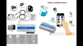 Gsm relay call remote controller || Sim kart telefon ile uzaktan motor start-stop