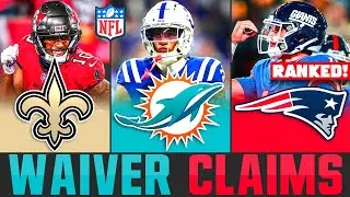 NFL Waiver Claims RANKED | Best Pickups after Cuts