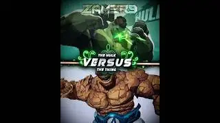 The Hulk Vs The Thing #battle #edit #wisedit #alightmotion #marvel rivals #marvel #foryou