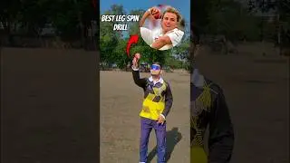 best drill for Leg Spin Bowling!🔥 #cricketshorts #cricketpractice #legspin