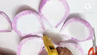Paper flower | DIY big paper flower | Simple birthday decoration idea💡
