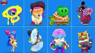Brawl Stars all Skins unlock animation 2025 (part 2)