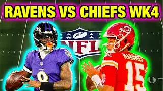 Ravens vs Chiefs LIVE Reaction NFL Week 4