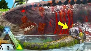 ARK: Annunaki - COLOSSUS MEGALODON BOSS BATTLE!! FALLEN COMRADES! - (4) Ark Survival Evolved
