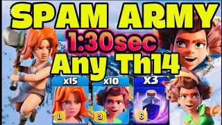 NEW UPDATE🔥TH14 BEST ATTACK WITH VALKYRIE ROOT RIDER || TH14 VALKYRIE ROOT RIDER ATTACK STRATEGY🔥⭐️