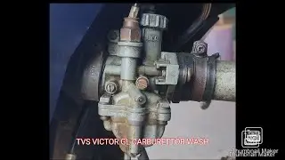 ##TVS VICTOR GL CARBURETTOR WASH##🙏🙏