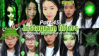 🥑GREEN AESTHETIC INSTAGRAM FILTERS | for android and ios users PART 45🥝