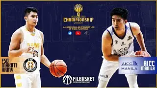 LIVE: FSD Makati - ARMY vs AICC Manila | The Filbasket Subic Championship - November 8, 2021