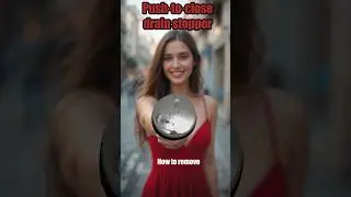Как снять заглушку слива &laquo;нажать, чтобы закрыть&raquo; на ванне