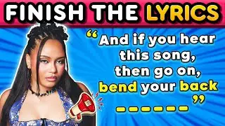 FINISH THE LYRICS🎵 Most Popular Tiktok Songs 2025🔥 | Music Quiz 2025